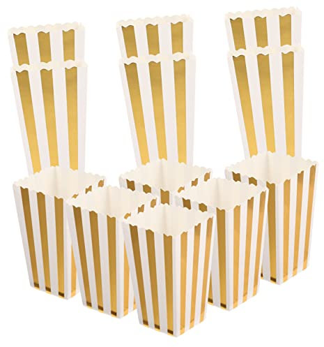 NAMOARLY 24piezas Cajas De Palomitas De Maíz para Fiestas Recipientes Coloridos para Snacks para Cumpleaños y Noche De Cine