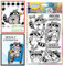 CHGCRAFT Lustiger Waschbär Klarer Stempel Transparent Bastelstempel für DIY Scrapbooking Fotoalbum dekorative Karten machen, Waschbär, 6,3x4,3 Zoll