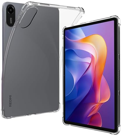 CONAPIKA Hülle für Redmi Pad 2 11 Zoll, Airbag Schutz Weiche TPU Stoßfest Kratzfest Vergilbungsfrei Schutzhülle Ultradünn Durchsichtige Anti-Fingerabdruck Bumper Rückseite Cover