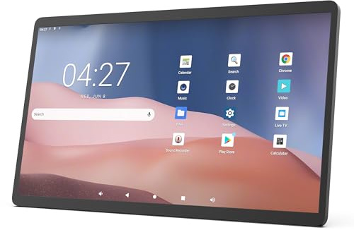 Cytem Stationäres 24.0 Zoll (60,5cm) XXL Tablet (OHNE AKKU) IPS-FHD (1920x1080 Pixel) Touchscreen, 8 Kern CPU, Heimsteuerung, Automation, IP-Kamera-Monitor, Wandmontage geeignet.