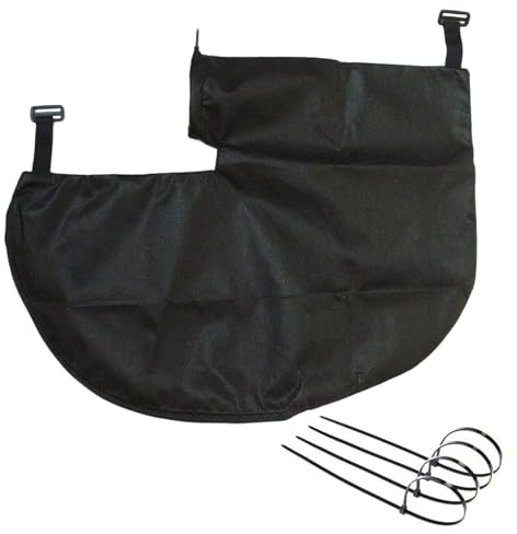 JINGLING Sac De Collecte Pour Aspirateur À Feuilles - Remplissage En Tissu Non Tissé Avec À Fermeture Éclair - Sacs de Collection pour Aspirateur à Feuilles | Pour Jardin Cour Patio Balcon