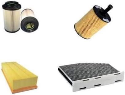 KIT TAGLIANDO 4 FILTRI GOLF V 5 1.9 2.0 TDI 77KW 105CV DAL 2005 AL 2009