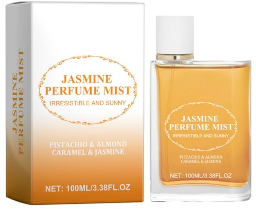Spray profumato al gelsomino naturale 100 ml – Pistacchio, mandorla, caramello e gelsomino, una formula nutriente, una fragranza lussuosa adatta sia a uomini che a donne.