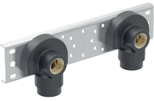 Geberit Anschlusswinkel 90° Außengewinde MF 1-2 vormontiert zweifach: AD=15.3cm 632865002