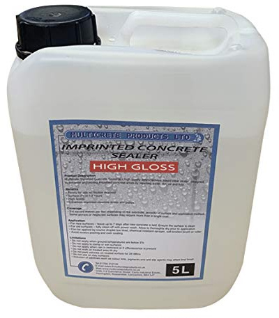 Imprinted Concrete Sealer - High Gloss Finish Pattern Imprinted Concrete Seal (5 litres)