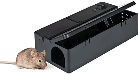 Trampa para Ratones eléctrica. Eficaz y Segura, sin venenos (FTRE)