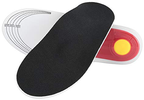 Plantare plantare Plantare plantare EVA Arch Support, alta elasticità Solette ortopediche per scarpe da lavoro per piedi piatti Fascite plantare Solette anti sudore(S)