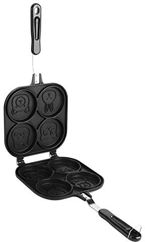 OUKENS Padella per Pancake a Doppia Faccia, Padella Antiaderente Pancake per frittelle di Uova Fritte a Doppia Faccia con Modelli Animali Carini e interessanti