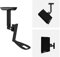 Dinghosen Support mural et plafond pour Harman Kardon HKTS 16BQ 15BQ 16 15 14 11 - Support de montage inclinable et pivotant pour haut-parleurs Harman Kardon HKTS 9 8 7 5 9BQ 11BQ 15BQ 16BQ Noir