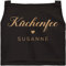 SpecialMe® Kochschürze Backschürze Damen Küchenfee personalisierte Schürze für Frauen mit Namen Herz schwarz unisize