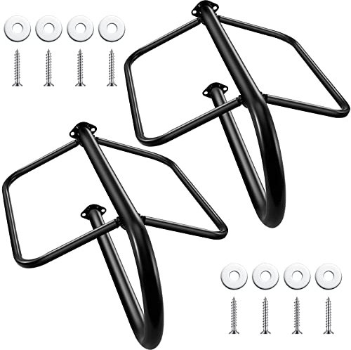 2 Sets Sattelständer Abnehmbarer Sattelständer Wandhalterung Sattelständer Ständer für Englische Westernsättel Schwarz