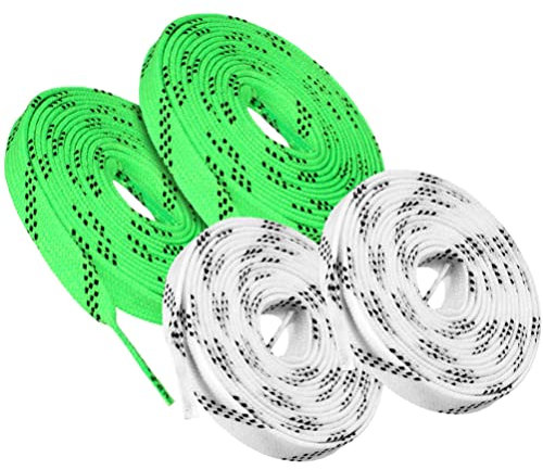 BESPORTBLE 2 Paar Schnürsenkel Zubehör Für Eishockeyschuhe Lässige Schuhbindung Riemen Für Hockey-sportschuhe Eishockey Liefert Schlittschuhzubehör Übungsrolle Sportzubehör Polyester Mode