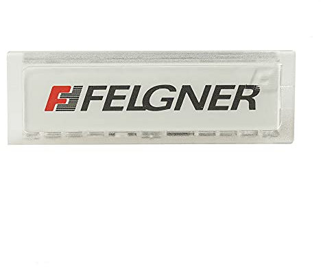 FELGNER Namensschild für JU Briefkästen | Außenmaß 67 x 22 mm | Stanzmaß 61 x 18 mm | Sichtfeld aus Plexiglas | Mit Schild-Einlage zum Beschriften | Baugleich mit JU Namensschild 21-255 | 10 Stück