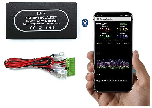 SHYISY Battery Voltage Balancer 24V Battery Equalizer 48V Battery Balancer Equalizer For Lead Acid GEL Lithium Battery (Color : HA12-4x(2-5) V)