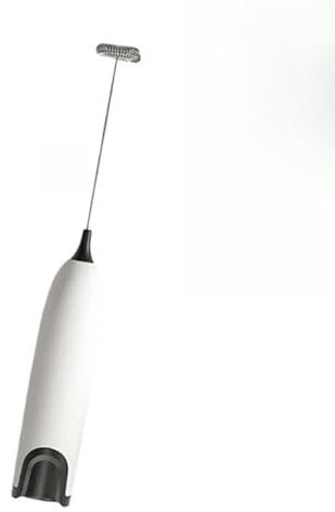 KOSTEN Gadget da Cucina Electric Milk Frother Drink Foamer Whisk Mixer Miscelatore di caffè Miscela Manuale Spumosa-Bianco