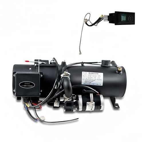 XiangMY 10 kW 12 V Hydronic Riscaldamento del refrigerante, Riscaldamento a combustibile Liquido Diesel scaldabagno per Barca, roulotte, Camper, Autobus……