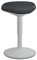 Leitz Ergo Active Sitzhocker mit Dual Density Foam Komfortsitz, Bürohocker höhenverstellbar von 47 bis 64cm, Sitzbezug aus 100% Recycling-Material, Für bis zu 110kg, Ergo Serie, Hellgrau, 65440085