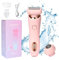 Pumwoy Skin Glow Nano Rasierer | Skinglow Pro - Nano Rasierer | Divanity Rasierer | Divanity Skin Glow Rasierer | Rasierer Damen Elektrisch 2-In-1 Wechselklinge für Verschiedene Körperteile