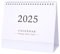 Calendario sur Pied 2025 - Calendario de table 2024/2025 - Calendrier Estudiantil de Escritorio 2025 Mensual Paisajístico Educativo 2024/2025 Anual 2025 para Escuela, Oficina, Escritorio