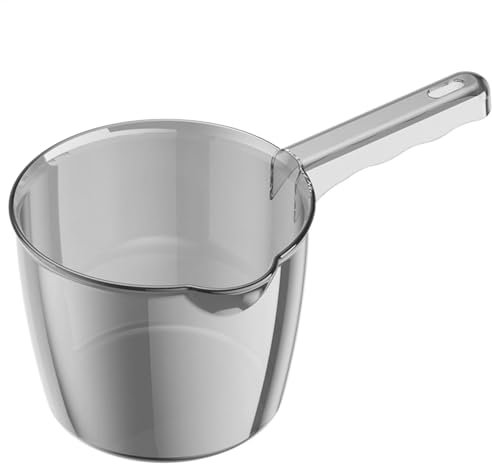 Bathroom Water Scoop - Water Scoop with Handle | Long Handle Water Dipper | Water Ladle for Kitchen | Bath Pitcher for Bathroom, Fruits, and Vegetables
