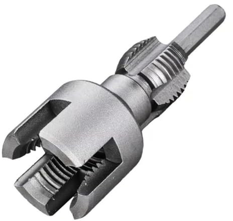 VNDGEOUH Utensile Integrato for Filettatura Interna ed Esterna di Tubi, utensile for Filettatura di Tubi dell'Acqua, 1/2 3/4 con Varie Dimensioni di filiera(3/4in)