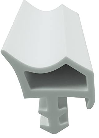 DIWARO® Zimmertür-Dichtung ZT046 | weiß | 5 lfm für Zimmertüren und Innentüren. Zum Schallschutz und abdichten der Tür. Bestehend aus TPE (Thermoplastischen Elastomer) (weiß)