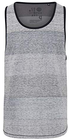 !Solid SDCharan Herren Tank Top Sport-Shirt Muscle-Shirt Gemustert in Regular fit, Größe:M, Farbe:Black (9000)