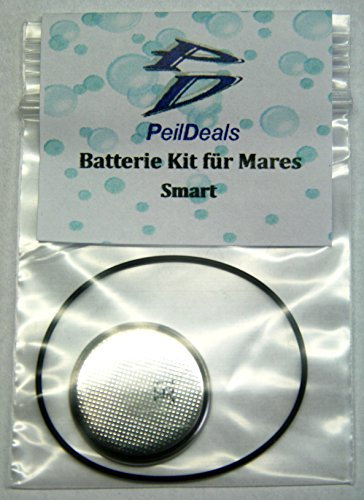 Juego de batería de recambio para ordenador de buceo Mares Smart repuesto batt + torica