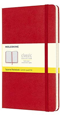 Moleskine Large Squared Notebook Red