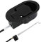 PERFETSELL Universal Sofa Chair Recliner Release Pull Handle Replacement Parts with Cable Metal Couch Style Pull Chair Release Handle fits Recliner Sofa（Black）