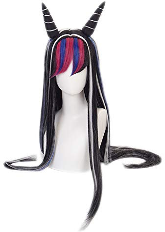 OSIAS Anime Cosplay Perücke, mit Kostenloser Perückenkappe, für Halloween, Party, Karneval, Nachtleben, Konzerte, Hochzeiten(Mioda Ibuki)