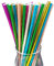 Papierstrohhalme, 120 Pack (6 Farben/Stile, 20 Trinkhalme pro Farbe/Stil), Party-Mix, Papier Trinkhalm, Biologisch, Lebensmittelecht, umwelftreundlich, Einweg-Strohhalme (Party Mix 1)