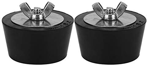 Duuous 2PCS 51mm 2in Expansionsstopfen, Frostschutzgummistopfen für Schwimmbadrohrleitungen im Winter, Gummiausdehnungswinterstopfen für Schwimmbad-Spa-Rohrleitungen Winterarmaturen