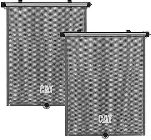 Caterpillar UVProtect Sun Shade for Car Side Window, UV Shield for Infant Baby All Passengers, Universal & Retractable Pull-Down Roller Sunshade, fits Auto Car Sedan SUV Truck Van 14x19in