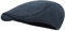 STARANCE Herren Schiebermütze Wolle Tweed Driving Irish Newsboy Hut, Fischgrätenmuster, Marineblau, Einheitsgröße