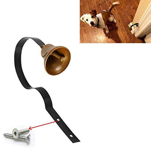 U-K Dog Potty Bell Training Bell Hanging Brass Doorbell for Housebreaking Housetraining Premium Quality