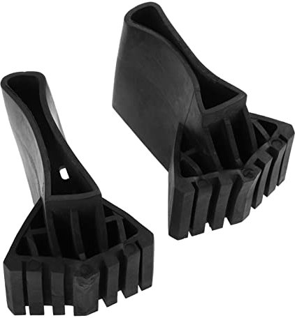 Angoily Krause Leiter Ersatzteile 2 Leiterfü?e Fü?e Gummi- Pads Nicht- - Leiter Fü?e Abdeckungen - Leiter Fu?Polster Abdeckung Faltleiter Accessoire Verl?ngerung Leiter (Schwarz)