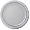 Trimming Shop 9 Heavy Duty Round Dessert Plates Silver Disposable Plates 23cm, 16 Pack - Colour Themed Paper Tableware for BBQs, Weddings, Anniversary, Birthday, Multipurpose Occasions