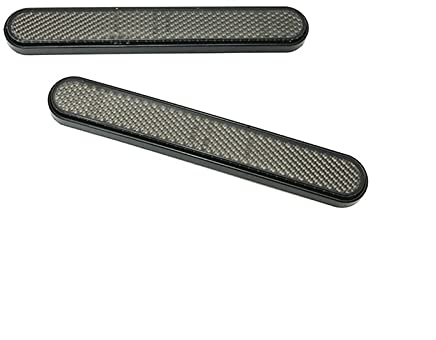 Für Harley Dyna Softail Sportster 883 1200 Fatboy 2pcs Motorrad Gabel Reflektor Aufkleber Unterschenkel Slider Sicherheitswarnung Motorradteile (Color : Smoke)