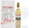 Herz & Heim® Lillet Geschenkset Let it snow, let it flow mit graviertem Weinglas, Geschenkbox und 1 Flasche Lillet blanc oder rosé/Geschenkidee Blanc