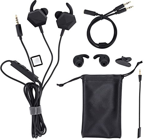 Vomeko TAIDU THS108a Gaming Earbuds with Removable Microphone, Computer Audio Adapter Cable, Ideal for Mobile and Switch Gaming
