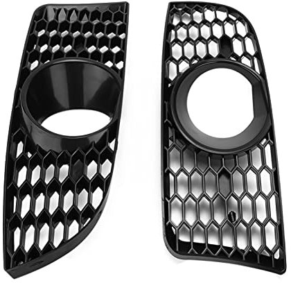 Akozon 2 x Abdeckung für Nebelscheinwerfer, M3-Stil, für E90 E92 E93, Schwarz, Acrylnitril-Butadien-Styrol-Kunststoff