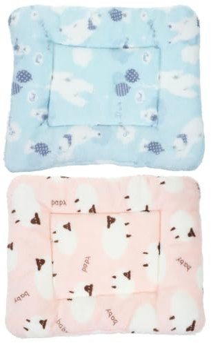 PATKAW 2St Kleintier-Bettmatte Schlafmatte für Haustiere Schlafmatten Matratze Bettmatte für kleine Haustierkäfige Schlafunterlage für Hamster Hase Schlafkissen Wurf