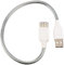 Pearl USB Verlängerungskabel: USB-Verlängerung mit Schwanenhals, 30 cm (Stick Verlängerung, USBverlängerung, Druckerkabel)