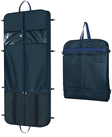 Univivi Borse Vestito Lungo Carrier, 152,4 cm, blu navy, 60inch, moderno