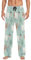 CHIFIGNO Pyjamahose für Herren, Schlaflounge-Hose, Herren-Schlafanzug, Schlafanzug, mit Kordelzug und Taschen, Niedliches Cartoon-Lama und Kaktus, M