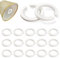 Lyeteung 15 Stücke E27 zu E14 Lampenschirm Ring Konverter, 42mm zu 29mm Lampenschirm Adapter Ringe, Lampenschirm Reduzierring Adapter Unterlegscheibe, für Fitting Lampenschirme zu Bajonett