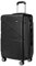 Kono Hartschalenkoffer Reisekoffer 100% ABS Koffer 62 Liter Handgepäck Trolleys 65 x 40 x 24cm kabinenkoffer 4 Spinnerräder Rollkoffer Teleskopgriff Suitcase(Schwarz)