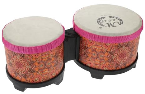TOGEVAL Bongo-trommel, Rhythmus-bongo Für Kinder, Bongo-trommel, Handschlaginstrument, Bongo-trommel Für Musikunterricht Und Rhythmus-übungen