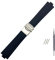 BQAXUREW EDVENA 24 Mm X 11 Mm Schwarzes Silikonkautschukarmband Kompatibel Mit Oris Aquis-Armband, Konvexem Armband, Edelstahlarmband Mit Sicherheitsschnalle